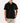 Black Cotton Men's Button Up