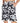 Mens - Classic Shorts - Hibiscus Black - Australian Made