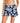 Womens - Swim Shorts - Hibiscus Navy
