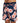 Mens - Boardrider Boardshort - Way Back When - Hibiscus Orange
