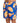 Mens - Swim Short - Classic Fish - Royal Blue